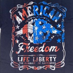 NEW American Freedom Graphic T-Shirt.